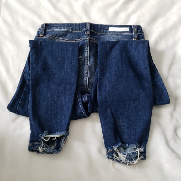 Dark Washed Ripped Jeans - Picture 4 of 4